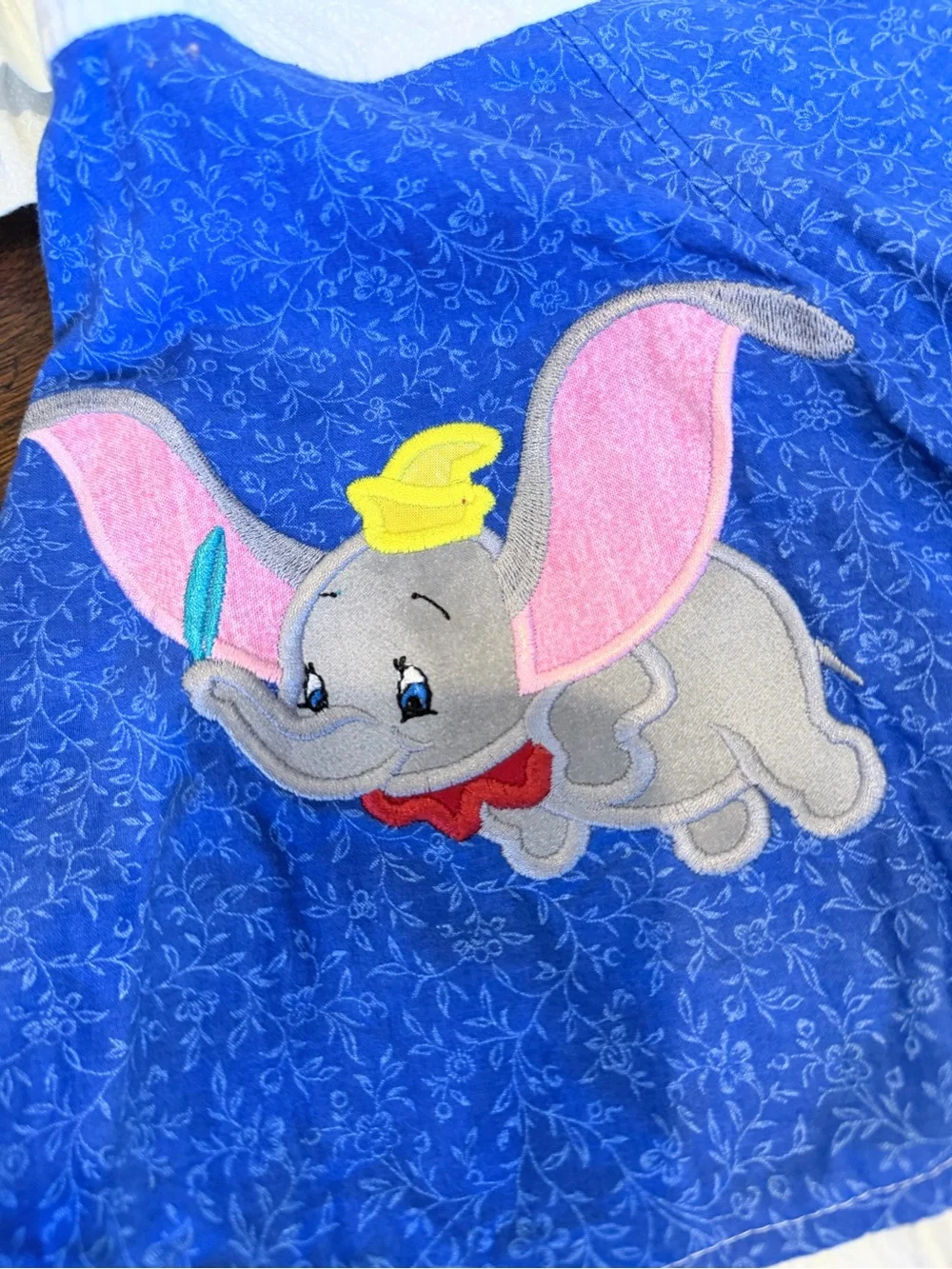 Disney Blue Magic Kingdom Ruffle Two-Piece Set with Character Appliqués